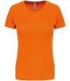 PA439 Women's Short Sleeve T-Shirt Fluorescent Orange colour image